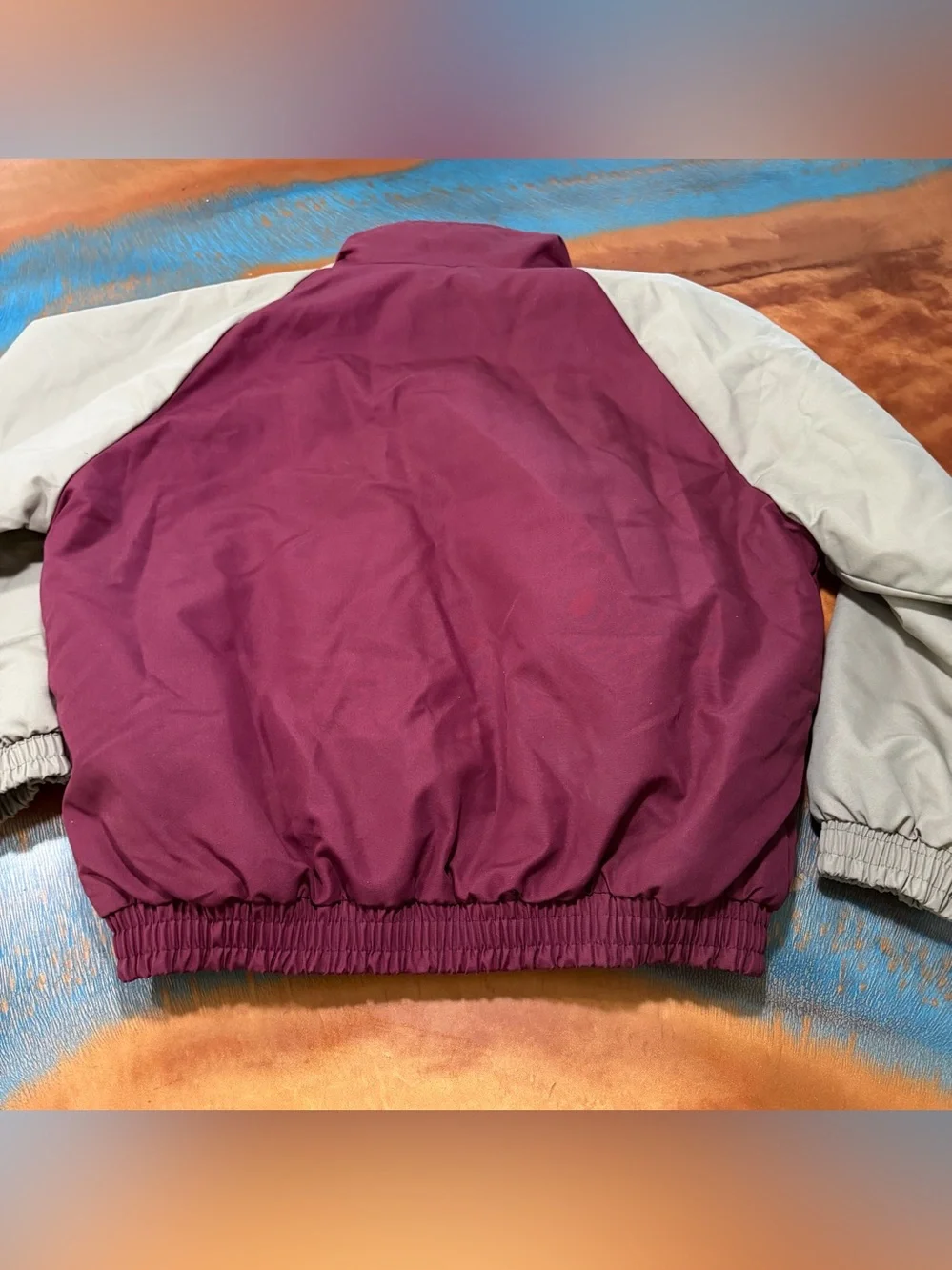 VTG Catalina La Paz Bomber Jacket 2XL Deadstock NWT Colorblock Made In USA 80s